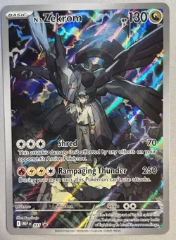 Pokemon TCG Ascended Hero’s EN N's Zekrom Basic Holo Card 031 Nintendo 2026 - Image 3