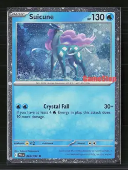 Pokemon 2023 Paldea Evolved Suicune Gamestop #26/94 - Image 1