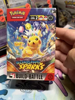 Pokemon Scarlet and Violet Surging Sparks Build and Battle Box [SV08] Sealed - Image 1