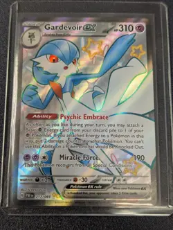 Gardevoir ex 217/091 Shiny Ultra Rare Paldean Fates Pokemon Near Mint - Image 1
