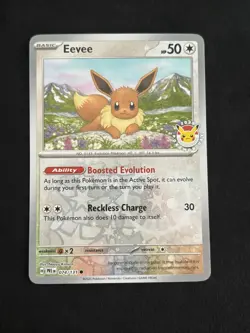 Eevee - (Pokemon Day 2025) (Reverse Cosmos Holo) 074/131 Pokemon TCG - NM - Image 1