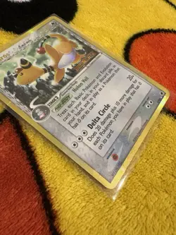 Pokemon TCG Ampharos (Delta Species) EX Dragon Frontiers 1/101 Holo Rare STAMPED - Image 3