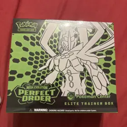 Pokemon TCG Mega Perfect Order ETB Pokemon Center Exclusive Brand New Sealed - Image 1