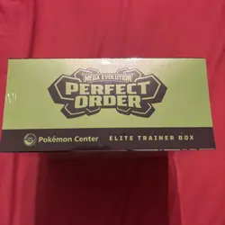 Pokemon TCG Mega Perfect Order ETB Pokemon Center Exclusive Brand New Sealed - Image 2