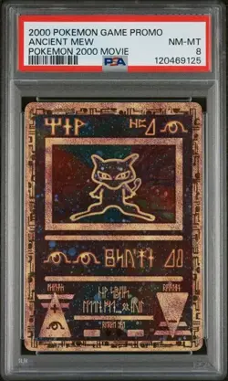 2000 Pokemon Game Promo Ancient Mew Pokemon 2000 Movie PSA 8 - Image 1