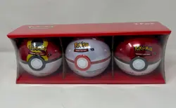 Pokemon TCG Pokeball - Costco Exclusive 3 Pack NEW 9 BOOSTER PACKS poke ball - Image 1