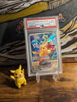 POKEMON 🏡 JPN SV PROMO SCARLET & VIOLET PRE-ORDER #001 PIKACHU ⚡ PSA 10 GEM MT✨ - Image 1