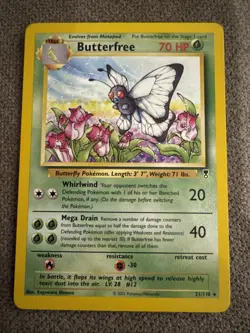 Butterfree 21/110 Non Holo Rare Legendary Collection WoTC 2002 Pokemon TCG - Image 1