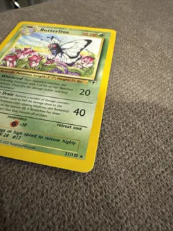 Butterfree 21/110 Non Holo Rare Legendary Collection WoTC 2002 Pokemon TCG - Image 4