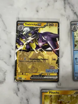 [SVP] Pokemon Illustration Contest 2024 Promo Pikachu, Feraligatr, Toxtricity - Image 4