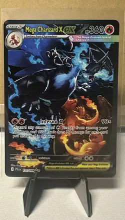 Pokemon TCG Mega Charizard x EX Phantasmal Flames Special Illustration Rare NM - Image 1