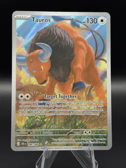 Tauros 96/86 Illustration Rare Pokemon Chaos Rising ME04 NM - Image 1