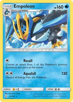 Empoleon [SM12 - 56/236] SM - Cosmic Eclipse NM - Image 1