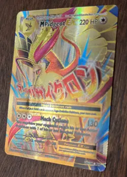 Pokemon TCG M Pidgeot EX 105/108 XY Evolutions Full Art Mega Evolution - Image 2