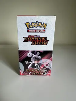 Pokemon Destined Rivals Half Booster Box (18 Packs) New Sealed - One Hole/Rip - Image 1