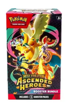 Pokemon TCG Mega Evolution Ascended Heroes Booster Bundle Sealed New - Image 1