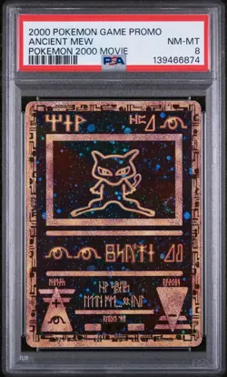 POKEMON PSA 8 NM-MINT Ancient Mew Pokemon 2000 Movie Promo - Image 1