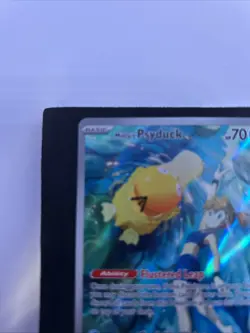Pokemon Misty's Psyduck 193/182 Destined Rivals Illustration Rare Holo Okacheke - Image 4
