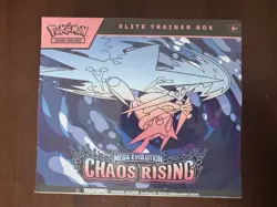 Pokemon Chaos Rising ETB Elite Trainer Box Sealed - Image 1