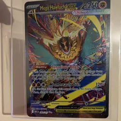 Nintendo Pokemon TCG Mega Hawlucha EX 283/217 BREAKthrough Full Art Holo - Image 1