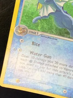 Vaporeon 6/17 Holo Promo POP Series 3 Pokemon - Image 4