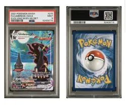 Pokemon Umbreon VMAX 215/203 PSA 9 Alt Art Secret Rare Evolving Skies Moonbreon - Image 3