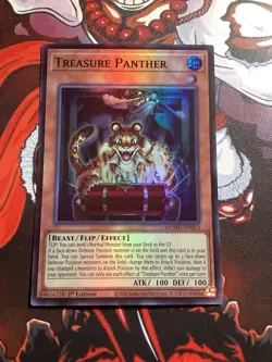 x1 Treasure Panther - MZMU-EN053 - Super Rare - 1st Edition Yu-Gi-Oh! M/NM - Image 1