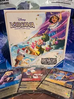 Rare!! EPCOT Lorcana Stitch, Rapunzel, Donald, Plus Sealed Illumineers Trove Box - Image 2