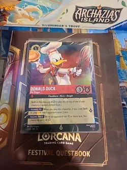 Rare!! EPCOT Lorcana Stitch, Rapunzel, Donald, Plus Sealed Illumineers Trove Box - Image 4