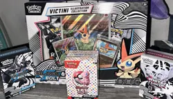 Pokemon Sealed Bundle 151 Booster Black Bolt White Flare Victini Box Sealed New - Image 1