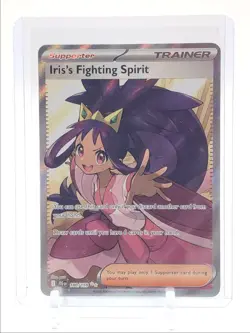 IRIS'S FIGHTING SPIRIT 2025 POKEMON JOURNEY TOGETHER ULTRA RARE Q0138 - Image 1