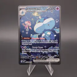 Jellicent ex 168/086 SV: White Flare Special Illustration Rare SIR Pokemon NM - Image 1
