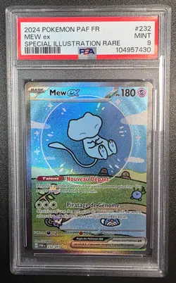 Pokemon Mew Ex 232/091 PSA 9 FRANCAIS/FRENCH - Mew Bubble - Image 1