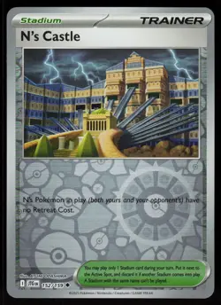 N's Castle 152/159 Uncommon Journey Together Pokemon Reverse Holo Near Mint - Image 1