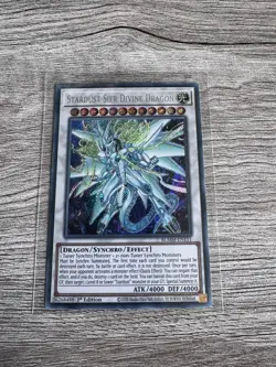Stardust Sifr Divine Dragon BLMM-EN151 Secret Rare 1st Edition YuGiOh Card NM - Image 1
