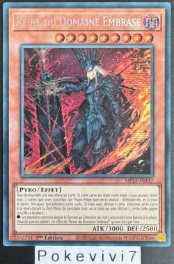 Carte YU-GI-OH! REINE DU DOMAINE EMBRASE MP25-FR147 Secret Rare NEUF - Image 1