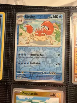 POKEMON Kingler 099/165 SV Scarlet & Violet 151 Reverse Holo Card Mew - Image 1