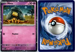 Pokemon Card - Abra Miscellaneous Cards & Products 063/165 2018 Promo Holo NM - Image 3