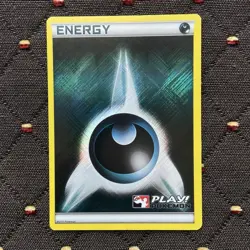 Darkness Energy Holofoil Stamped Play! Pokemon 2011 League &Championship Card LP - Image 1