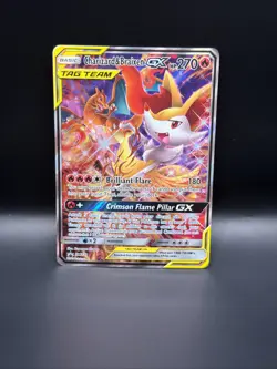 Charizard & Braixen GX SM230 Black Star Promo Holo Card Pokemon Sun & Moon - Image 1