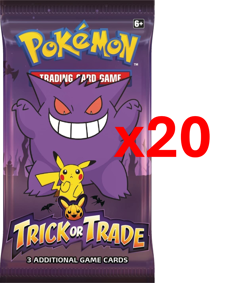 20 Pokemon Card - 2022 Trick or Trade - Halloween - 3 Card Booster Pack - Image 1