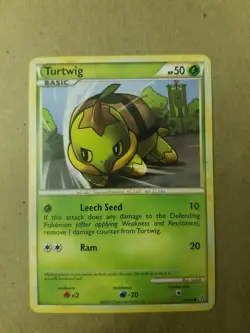 Turtwig 67/95 - Unleashed - Common - Pokemon Card - NM/M - Image 1