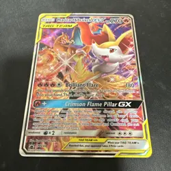 Charizard & Braixen GX SM230 TAG TEAM Holo Promo Pokemon TCG Card - Image 1