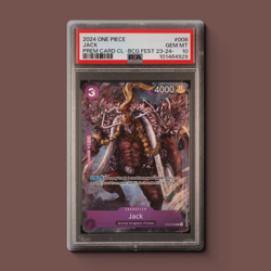 GEM MINT PSA 10 💎 008 JACK BANDAI CARD GAMES FEST 23-24 EDITION - Image 1