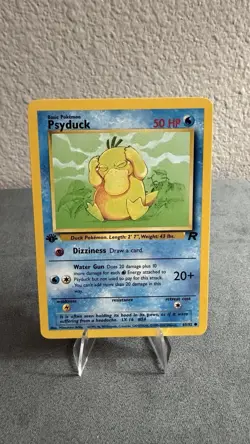 Pokemon Card - Psyduck Team Rocket 65/82 Common 1st Edition - NEAR MINT - Image 1