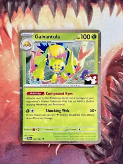 Galvantula COSMOS Holo Play Stamp 002/064 Pokemon Prize Pack Series 6 Card NM ⚡ - Image 3