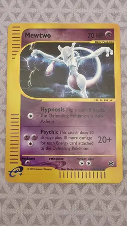 Mewtwo 56/165 Reverse Holo - Expedition Base Set - Pokemon Card - Image 1