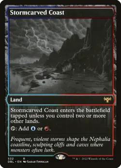 MTG Stormcarved Coast Innistrad: Double Feature 532 Regular Rare - Image 1