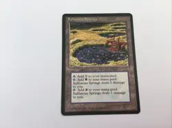 Sulfurous Springs, Ice Age, Mtg, Magic The Gathering - Image 1