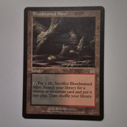 Wizards of the Coast MTG Onslaught Bloodstained Mire #313 Rare English - Image 1